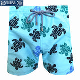 2020 Brand Brevile pullquin Beach Board Shorts Men Turtles Swimwear 100% Quick Dry Bermuda Mens Bathing Shorts Sexy Boardshorts