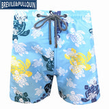 2020 Brand Brevile pullquin Beach Board Shorts Men Turtles Swimwear 100% Quick Dry Bermuda Mens Bathing Shorts Sexy Boardshorts