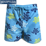 2020 Brand Brevile pullquin Beach Board Shorts Men Turtles Swimwear 100% Quick Dry Bermuda Mens Bathing Shorts Sexy Boardshorts