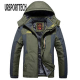 Fleece Military Winter Jacket Men Windproof Waterproof Outwear Parka Mens Windbreaker Warm Raincoat Coat Oversize 9XL Overcoat