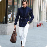 Beige Suit Men Wedding Suits For Men Elbow Patches Business Casual Groom Wear Tuxedo Slim Fit Male Blazers 2Pieces Jacket Pants