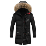 Padded 2019 Winter Brand Clothes Men's Casual Thick Keep Warm Parkas X-Long Style Fur Collar Hooded Windbreakers Jacket 8XL
