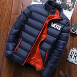 HOT High-quality men's printed down jacket warm and thick brand men's winter jacket design men's coat parka hoodie