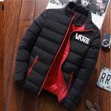HOT High-quality men's printed down jacket warm and thick brand men's winter jacket design men's coat parka hoodie