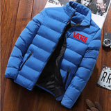 HOT High-quality men's printed down jacket warm and thick brand men's winter jacket design men's coat parka hoodie